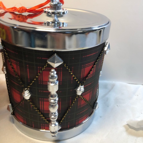 Vintage Tartan Ice Bucket with Lid,  Hong Kong Drum style With Original Box - Picture 7 of 16